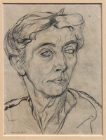 Modern graphic artist: male portrait, 1924