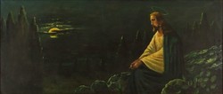 1K353 XX. századi magyar festő : Jézus az olajfák hegyén