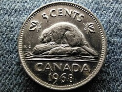 Kanada II. Erzsébet hód 5 Cent 1968 (id59686)