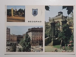 Beograd postcard 1968 with nice stamping and stamp