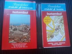 MALÉV Isztambul útikönyv + Isztambul város térkép