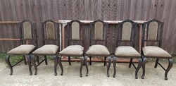 6 darab neobarokk szék...
