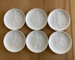 Rosenthal Die Zauberflöte német porcelán csészealátétek