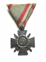 Horthy - Tűzkereszt I. fokozata, 1941/1941_01/NMKK 443_Eredeti szalagon