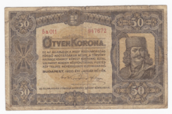 Ötven Korona 1920-ból