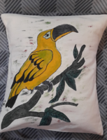 Bird pillow, decorative pillow (l2948)