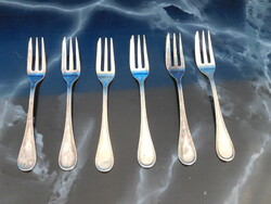 Silver 6-piece cookie fork set 170gr 14.5cm