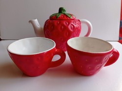 Pick wick strawberry tea set