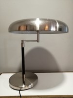 Bauhaus Art-Deco stílusú acél állítható asztali lámpa. Alkudható!!