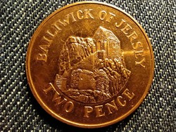 Jersey II. Erzsébet St. Helier remetelak 2 penny 1990 (id25425)