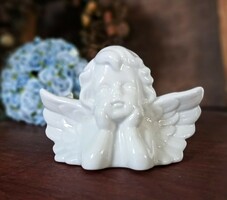 White porcelain angel 11x7cm