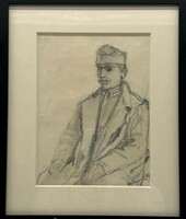 László Báró Mednyánszky: i. Portrait of a World War II soldier ( f304)