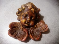 Wax angel putto wall decoration