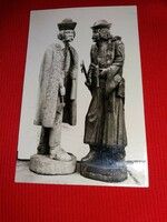 Régi fotó fénykép Asztalos Johák alkotásáról Betyárok( Vidróczky -  Pintér P.) PARÁD 1970-s évek