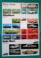 Régi Fiat modellek, autós plakát, poszter ,reklám