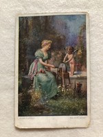 Antik képeslap - Hans Zatzka  - 1920