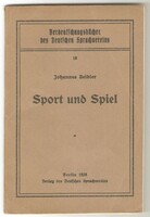 Zeidler: Sport und Spiel  1928