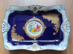 Thun Czechoslovak porcelain bowl with gilded decoration