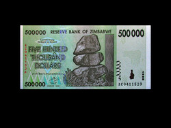 UNC - 500 000 DOLLÁR - ZIMBABWE - 2008