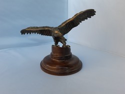 Old bronze turul bird
