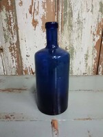Patikai üveg, kobaltkék színű, 19. század végi, 20. század elejei