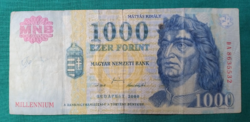 1000 Forint - papírpénz - 2000 Millennium