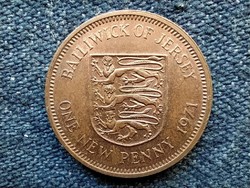 Jersey II. Erzsébet 1 új penny 1971 (id54525)