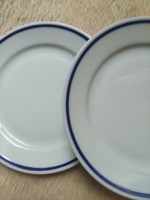 Alföldi kék csíkos tányér 17 cm parban