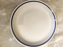 Zsolnay kék csíkos tányér 17 cm