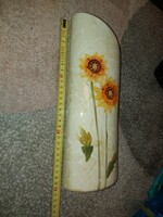 Nagy, virágos váza, hibátlan állapotban