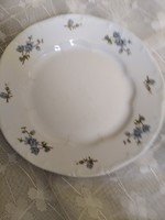 Kék  barack virágos Zsolnay tányér 24 cm
