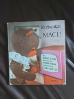Ágnes Bálint 1972 good night bear! 10 Pages･leporello･good condition antique book tv teddy bear
