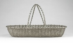1K482 beautiful filigree metal basket 21 cm
