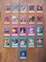 21 Yu-gi-oh cards - first edition