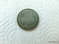 Egyiptom EZÜST 10 piaster 1917 13.4 gramm 02