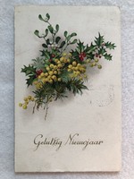 Antik Újévi litho képeslap - 1925