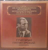 Piatigorsky plays cello double lp vinyl record on vinyl