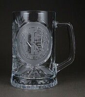 1K526 alfa romeo - gábor inscription ground glass beer mug 0.5 Liter