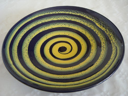 Retro old ceramic plate decorative plate mid century wall plate 27 cm wall bowl