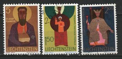 Liechtenstein  0125 Mi 500-502       3,80 Euró