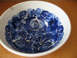 Retro Wloclawek Hand-Painted Polish Ceramic Bowl