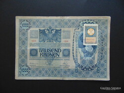 1000 korona 1902 Szerd-Szlovén-Horvát bélyeg + Bélyegzés ! RR 02