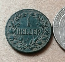 Német Kelet-Afrika 1 Heller-1911/J