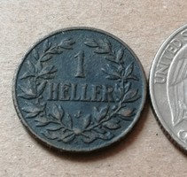 Német Kelet-Afrika 1 Heller-1907/J