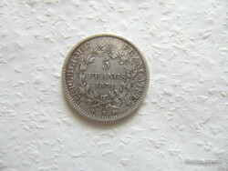 Franciaország ezüst 5 frank 1874 24.80 gramm