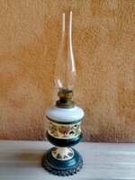 Petroleum lamp majolica r. Dietmar Vienna