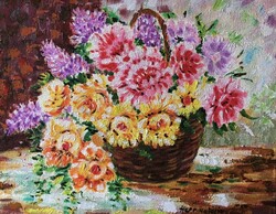 Natalia Hepp: flowers in a basket (2)