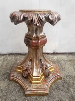 Baroque style pedestal.