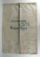 1K598 tricolor Hungarian post canvas mail bag 62 x 90 cm