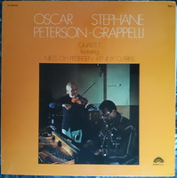 Oscar peterson - stephen grappelli quartet jazz vinyl record lp vinyl